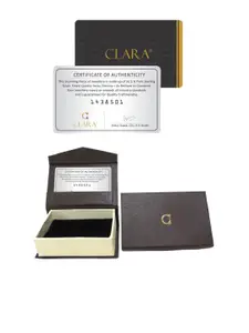 Clara Rhodium-Plated Cubic Zirconia-Studded 925 Sterling Silver Pendants with Chains