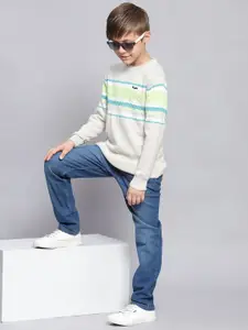 Monte Carlo Boys Striped Woollen Pullover
