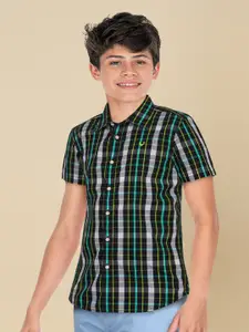 Allen Solly Junior Boys Tartan Checks Opaque Checked Casual Shirt