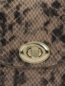 Da Milano Women Geometric Printed Leather Two Fold Wallet