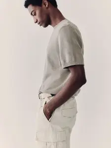 H&M Regular Fit Ripstop Cargo Trousers