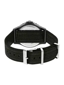 Timex Men Brass Dial & Textured Straps Analogue Watch TW2T75500