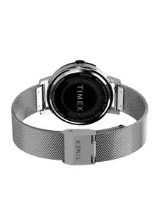 Timex Women Brass Dial & Stainless Steel Straps Analogue Watch TW2V36900