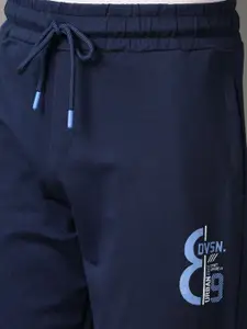 V-Mart Men Printed Cotton Mid Rise Track Pant