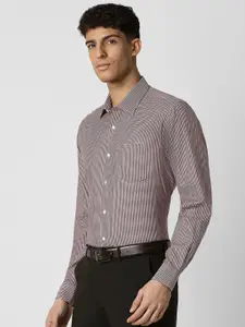 Van Heusen Men Micro Checks Opaque Checked Party Shirt