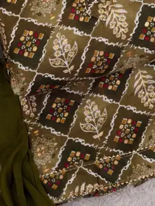 Panzora Printed Unstitched Dress Material