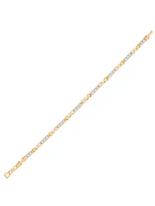 Peora Gold-Plated  Cubic Zirconia Wraparound Bracelet