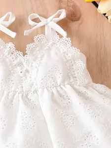 INCLUD Girls Schiffli  Top with Shorts