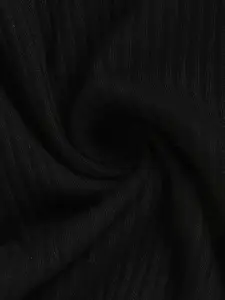 INCLUD Girls Round Neck Flutter Sleeves Top With Double Pocket Skirt