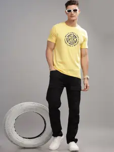 ADRO Men Typography Printed T-shirt