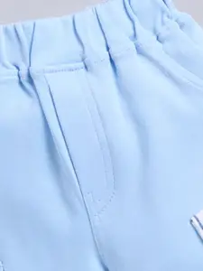 Moms Love Infant Boys Pure Cotton Colourblocked T-shirt with Shorts