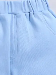 Moms Love Infant Boys Pure Cotton T-shirt With Shorts