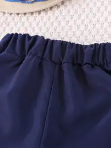 StyleCast x Revolte Boys Printed Shirt Collar Shirt with Shorts