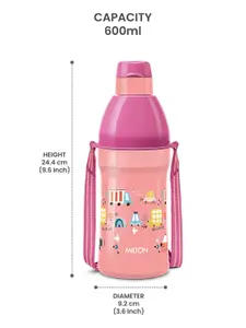 Milton Kool Joy Kids 600 Plastic Insulated Sipper Water Bottle 600 ml
