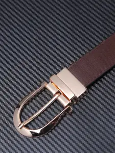 WINSOME DEAL Men Tang Textured Formal Belt