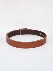 WINSOME DEAL Men Push Pin Textured Formal Belt