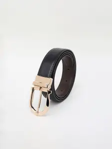 WINSOME DEAL Men Tang Textured Formal Belt