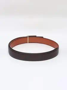 WINSOME DEAL Men Push Pin Textured Formal Belt