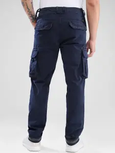 SPYKAR Men Mid Rise Cargos Trouser