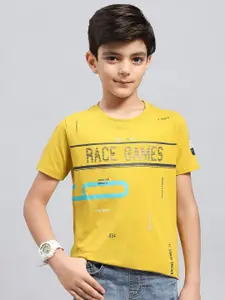 Monte Carlo Boys Typography Printed T-shirt