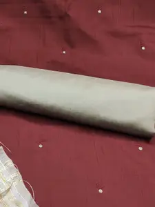 KIMISHA Floral Embroidered Unstitched Dress Material