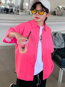 INCLUD Boys Opaque Striped Casual Shirt