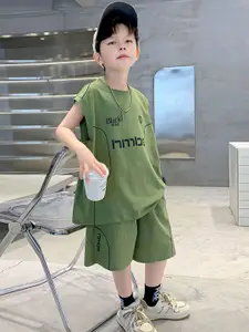INCLUD Boys Printed T-shirt with Shorts