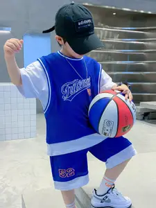 INCLUD Boys Printed Short Sleeves T-shirt With Shorts