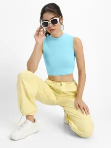 JUNEBERRY pure cotton solid crop top