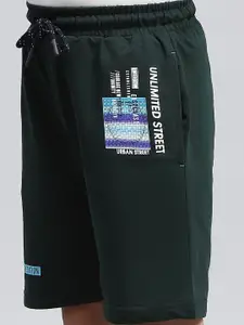 Monte Carlo Boys Printed Mid-Rise Cotton Shorts