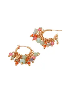 Accessorize Beaded Circular Drop Earrings