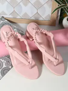 Sole Saga Open Toe Block Heels