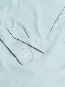 VASTRADO Mandarin Collar Cotton Kurta