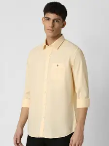 Van Heusen Sport Men Solid Slim Fit Opaque Casual Shirt