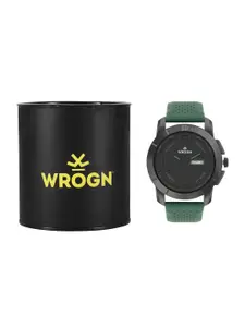 WROGN Men Brass Dial & Straps Analogue Multi Function Watch WRGN136B