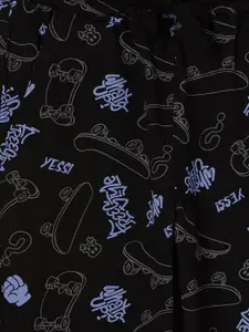 Fame Forever by Lifestyle Boys Printed Pure Cotton Joggers