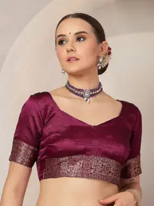 Stylum Ethnic Motif Zari Woven Banarasi Saree