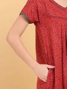 Sweet Dreams Printed Cotton Maxi Nightdress