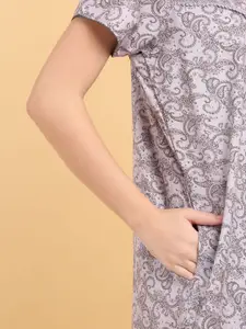 Sweet Dreams Printed Cotton Maxi Nightdress