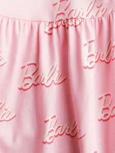 H&M Girls Flounce-Trimmed Jersey Dress