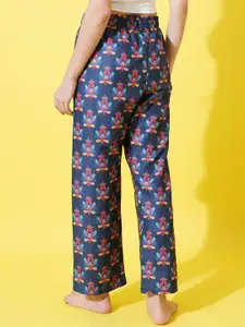 FFLIRTYGO Printed Straight-Leg Lounge Pants