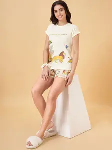 Dreamz by Pantaloons Women Printed Night suit