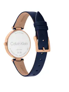 Calvin Klein Women Leather Straps Analogue Watch 25100041