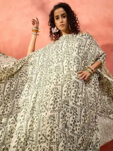 InWeave Ethnic Motifs Print Kaftan Maxi Dress