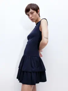 H&M  Women Fit and Flare Mini Dress