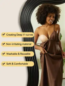 KRENOZ Reusable Invisible Stick On Bra Lingerie accessories