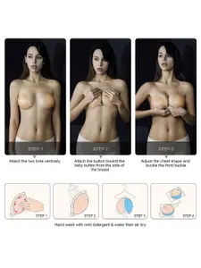 KRENOZ Reusable Invisible Stick On Bra Lingerie accessories