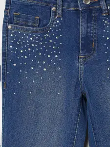 Fame Forever by Lifestyle Girls Low Distress Light Fade Jeans