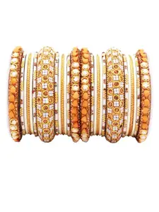 leshya Set Of 26 Lac Stone-Studded Bangles