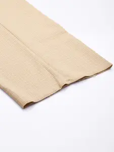 Louis Philippe Men Checked Formal Trousers